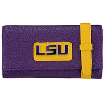 LSU Tigers Women Collegiate Wallet, Scarf and Earrings Gift Pack - £29.68 GBP