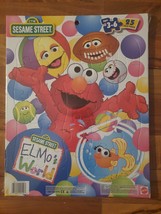 Vintage 1999 Mattel Sesame Street Elmo&#39;s World 25 Piece Puzzle Brand New Sealed - £18.96 GBP