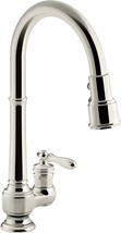 Kohler 99260-SN Artifacts Pull-Down Kitchen Faucet - Vibrant Polished Nickel - £397.95 GBP