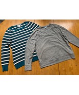 Bundle of 2 Pull On Sweatshirt Sweaters WHBM and Suede James Perce, Size S - $1,234.13 MXN
