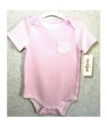 Cat and Jack Baby Bodysuit   Pink White     Size  Newborn - £7.63 GBP