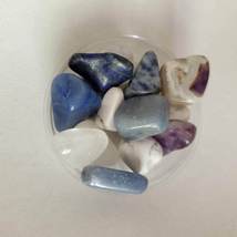 Semi-Precious Stones for Jewelry Crafts, Blue Purple Clear Gemstones, Quartz image 4