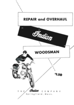 Royal Enfield Indian Woodsman 55-58 Repair & Overhaul Manual Reprinted - $49.99