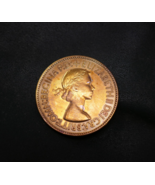 United Kingdom 1953 Queen Elizabeth II One Penny Bronze Coin - €14,32 EUR