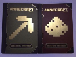 Minecraft Mojang Books Essential Combat Construction Redstone Handbooks Lot of 2 - £6.25 GBP