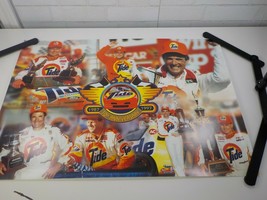 Vintage 1987-1997 Tide Racing NASCAR Darrell Waltrip Ricky Rudd Poster - £12.45 GBP