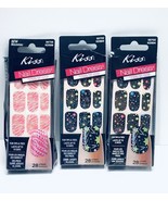 3X Kiss Nail Dress Stripes Banded Last 7-10 Days - $12.28