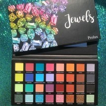 Prolux Jewels 32 Color Bright Matte Shimmer Glitter Eyeshadow Palette - $12.13