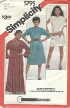 Simplicity 5795 Misses Pullover Dress in 3 lengths  10, 12, 14 - $4.00