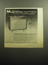 1958 Magnavox Magnasonic 410 Phonograph Advertisement - Magnificent Magnavox - £13.80 GBP