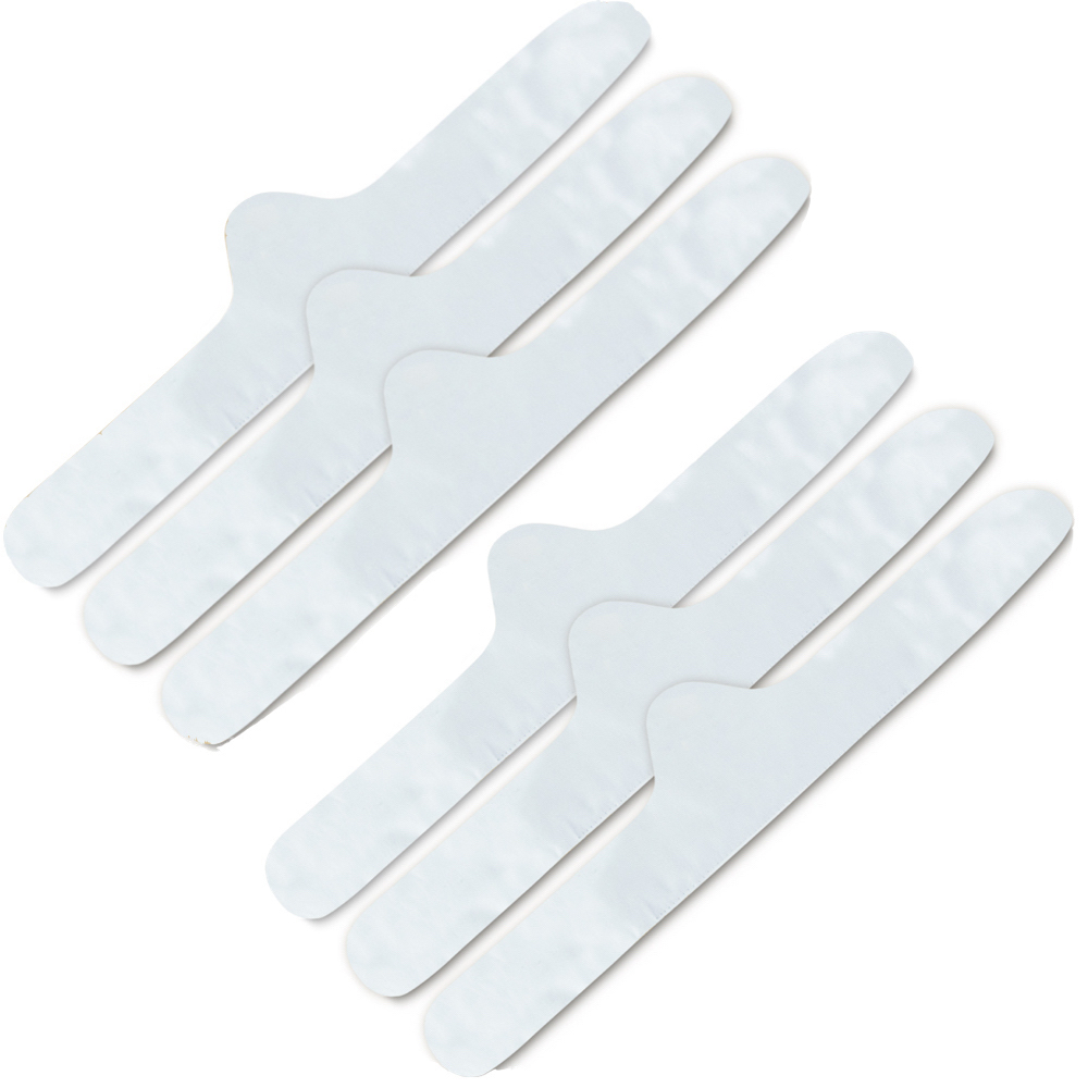 More of Me to Love Bra Liner (6-Pack) 100% Cotton Premium White, X-Large