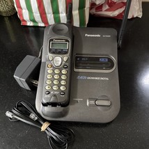 Panasonic KX-TG2267 2.4 GHz 2 Lines Cordless Phone Answering Machine Cal... - $17.81