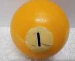 VTG Replacement Billiard Pool Ball 2 1/4&quot; Diameter Number 1 YELLOW SOLID - £5.11 GBP