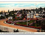 Portland Heights Near Council Crest Portland OR Oregon UNP WB Postcard N19 - $2.92