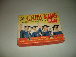 1945 New Quiz Kids Radio Question Bee Game Set No. 3, Complete, VG+ - £7.11 GBP