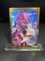 Goddess Story Anime Card Super Sister Waifu Yae Miko Redeem Metal Card Genshin - £21.57 GBP