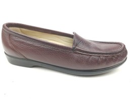 SAS Tripad Comfort Simplify Brown Leather Slip-On Loafer Shoes Women&#39;s 7 M - £22.38 GBP