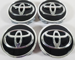 Toyota 2 1/2&quot; Black Button Center Caps Fits Most Models # 42603-06160 US... - £48.18 GBP