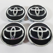 Toyota 2 1/2" Black Button Center Caps Fits Most Models # 42603-06160 USED SET/4 - $59.99