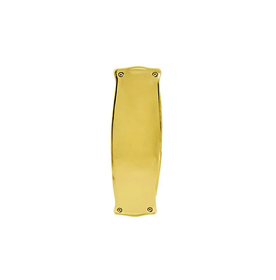 701053 Nostalgic Warehouse Prairie Push Plate, Polished Brass - $44.95