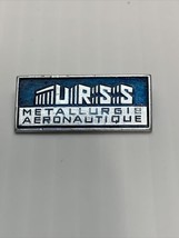 Vintage Badge URSS Metyallurgie Aeronautique Lapel Pin Paris Air Show Bl... - £19.78 GBP