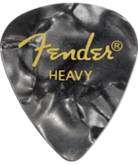 Fender 351 Premium Celluloid Guitar Picks - BLACK MOTO, HEAVY 144-Pack (... - £20.58 GBP