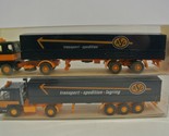 Wiking Scania LB 111 Sattelzug #533 ASG 1:87 Trucks Germany NM Lot of 2 - $38.69