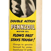 1947 Pennzoil Double Action Motor Oil Advertisement Pennsylvania DWNN18 - $374.24 MXN