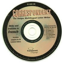 Correspondent - Write and Translate in French PC-CD Windows - NEW CD in SLEEVE - £3.18 GBP