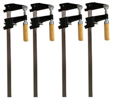 4 Pack - EDM 12&quot; Steel Bar Clamp Tools Ratchet Quick Release for Metal o... - $30.99