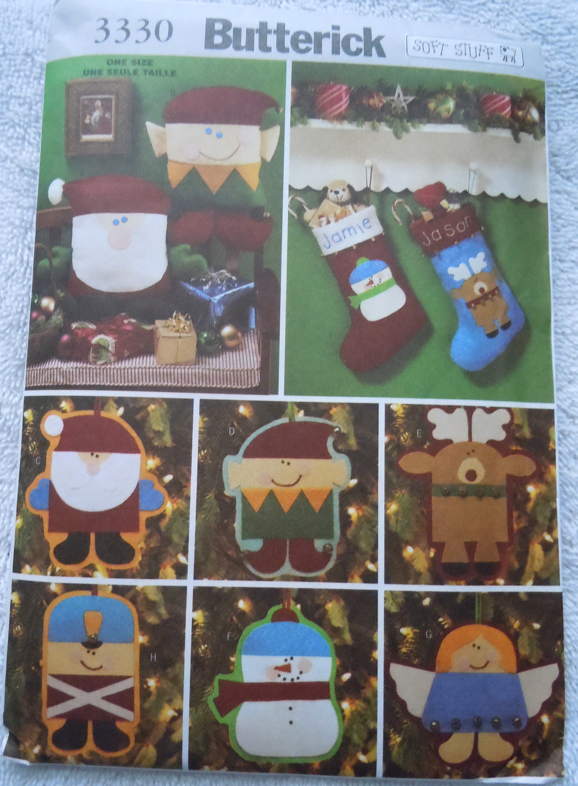Butterick Christmas Accessories #3330  Uncut - $6.99
