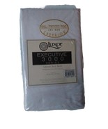 Luxor Treasures Executive 3000 Series Queen Sz  Microfiber Bed Skirt Whi... - $417.36 MXN