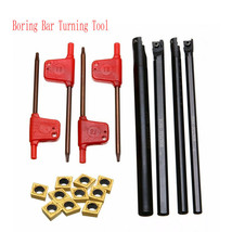 4pcs 6/7/8/10mm 06 Turning Tool Lathe Tools Holder Boring Bar Lathe Cutter - £32.94 GBP