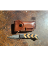 Custom Damascus Pocket Knife for Men Groomsmen With BEST DAD Engraved - $34.76 CAD