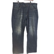 TK Axel Jeans 36X32 Mens Tredwell Relaxed Straight Dark Wash Bottoms - $20.99