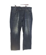 TK Axel Jeans 36X32 Mens Tredwell Relaxed Straight Dark Wash Bottoms - £15.89 GBP