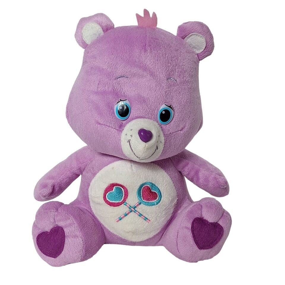 Care Bears Share Bear Kellytoy Lollipops Plush Stuffed Animal 2013 11.5&quot; - $16.63