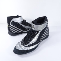 Adidas Tyrint V Mens Size 6 Black Metallic Silver Wrestling Shoes G03724 - $26.99