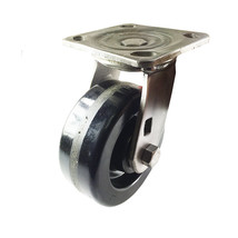 5&quot; X 2&quot; Heavy Duty Stainless Steel &quot;Phenolic&quot; Caster - Swivel - £111.88 GBP