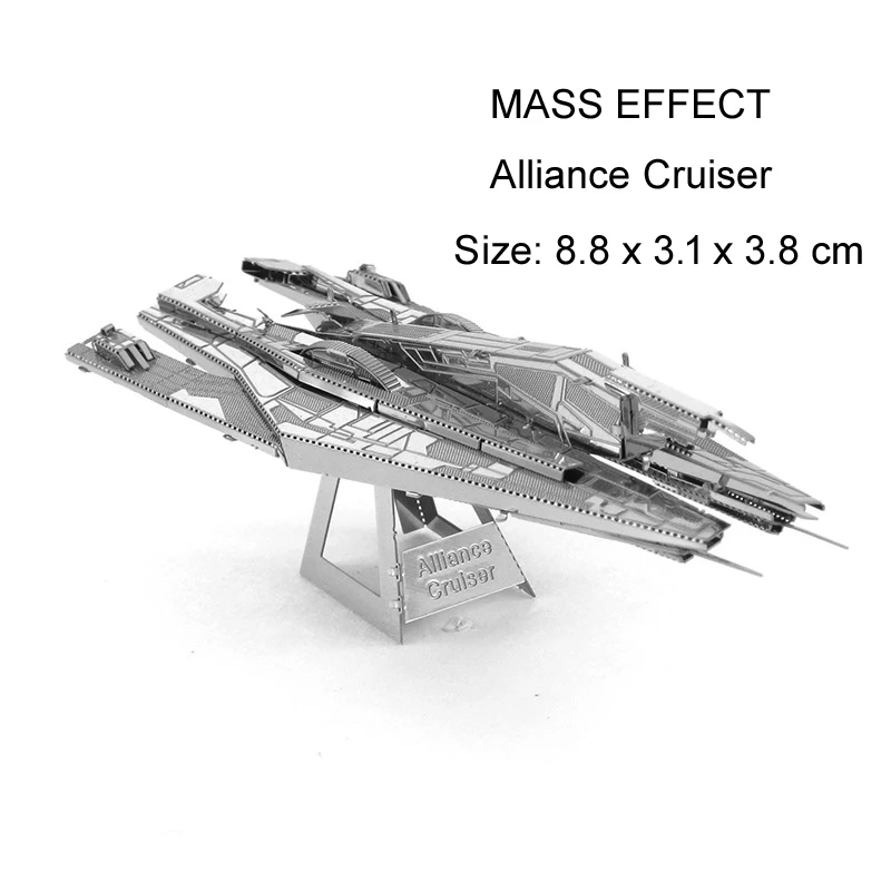  3d metal puzzle normandy sr2 sx3 alliance fighter model kits aemble jigsaw puzzle gift thumb200