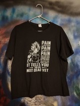 Dragon Ball Z Graphic Tee Pain Black Medium - £7.99 GBP