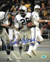 Lydell Mitchell signed Baltimore Colts 8x10 Photo (white jersey run) - £14.10 GBP