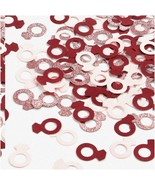 Sparkling Love Celebration Kit - 300pcs Rose Gold Pink Wine Red Paper Co... - $38.44 CAD