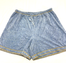 Terry Cloth Shorts by Newport News Size Large Blue Grey - £13.16 GBP
