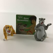Disney Jungle Book Bare Necessities Mini Board Book Baloo Shere Khan Figures   - $17.37