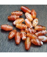 Lotto 20 perline occhi naturali agata himalayana taiwanese agata rossa R... - $2,085.24 MXN