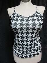 &quot;&quot;Black &amp; White Houndstooth Tank Top &quot; - Size Small -LILY - Nwt - £7.10 GBP