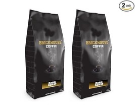 Brickhouse Ground Coffee, Dark Roast, 2 bags, 12 oz each (Dark Roast) - £14.35 GBP