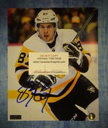 Sidney Crosby Hand Signed Autograph 8x10 Photo COA - $4,276.54 MXN