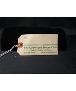 Antique Mail Tag THE CRAWFORD HOUSE CLUB Crawford Notch New Hampshire UN... - $745.86 MXN